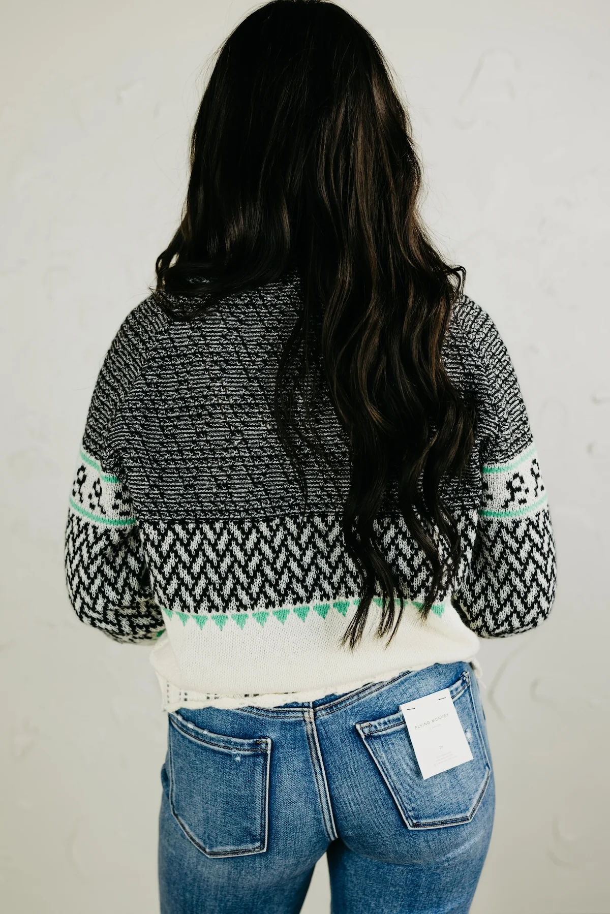 The Penelope Tie Pointelle Sweater - Image 7