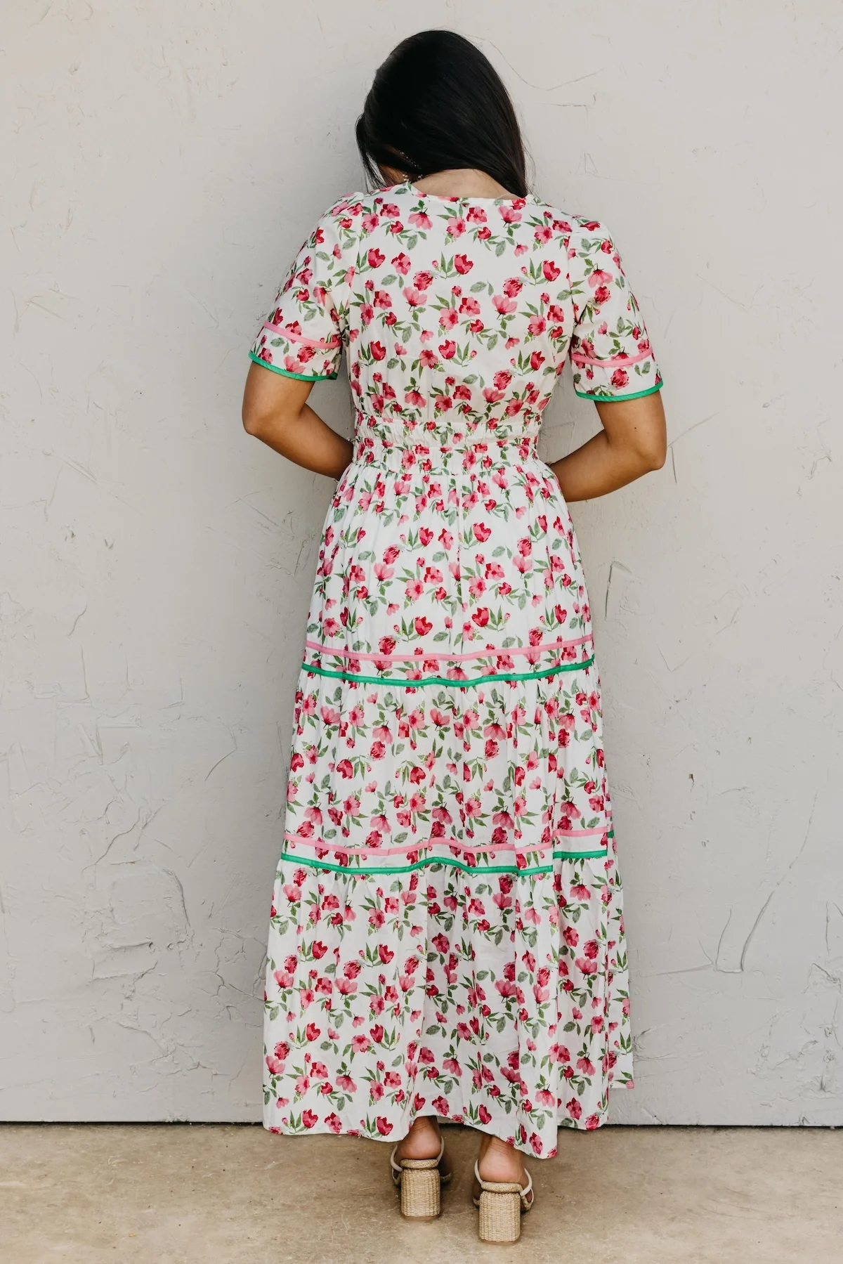The Phoenix Tiered Floral Maxi Dress - Image 12