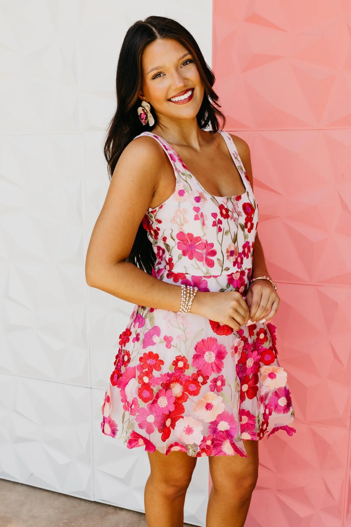 The Porter Floral Mini Dress - Image 4