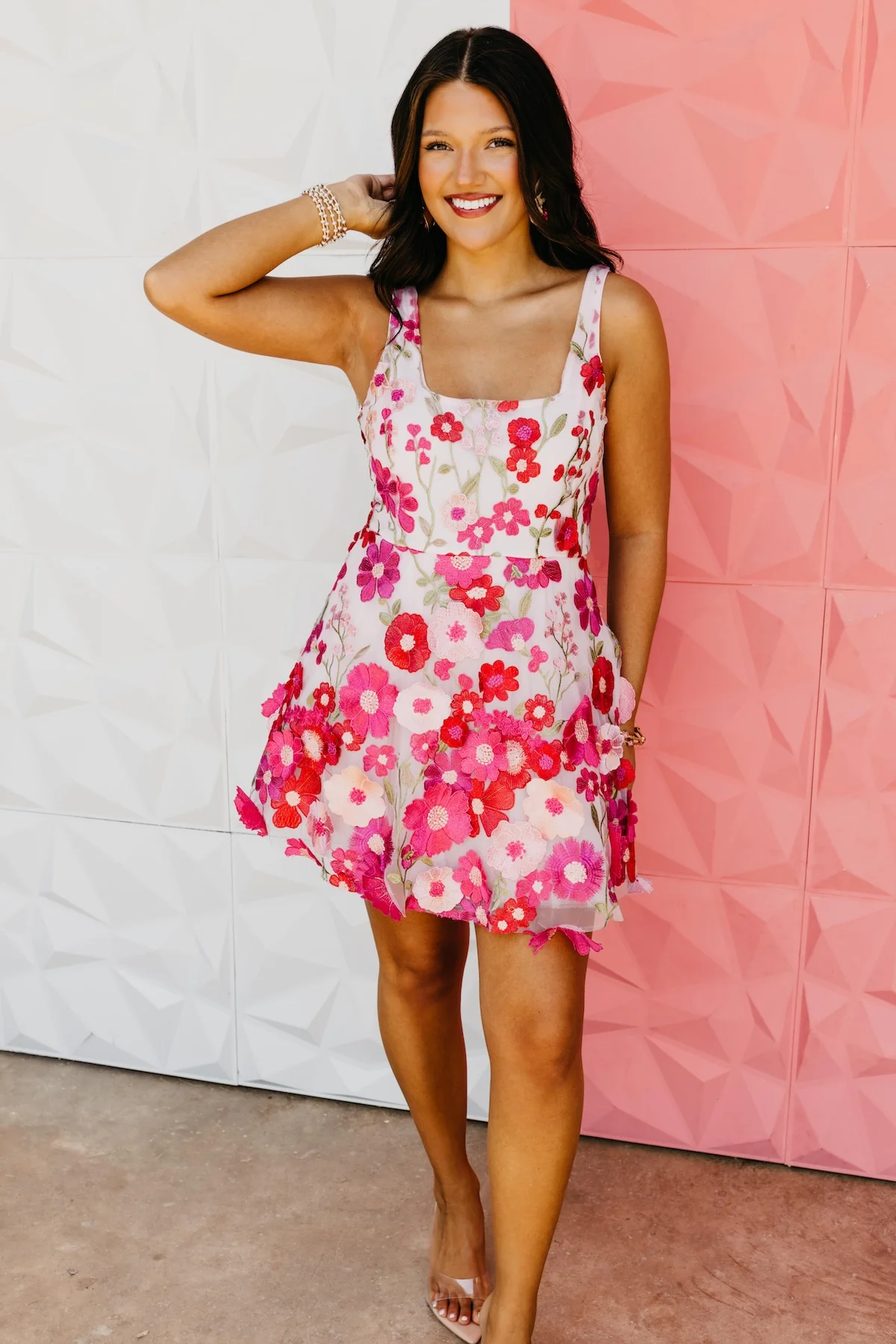 The Porter Floral Mini Dress - Image 5