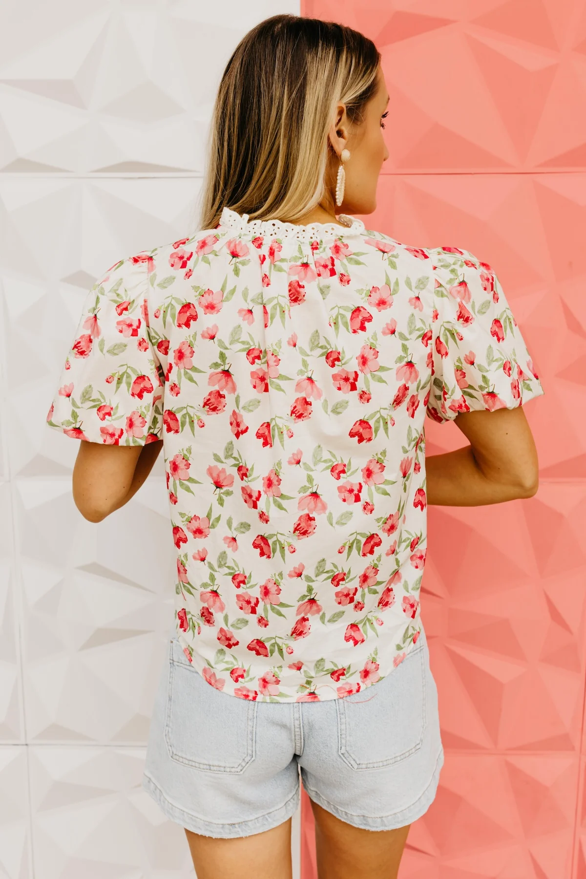 The Prince Floral Pintuck Blouse - Image 10