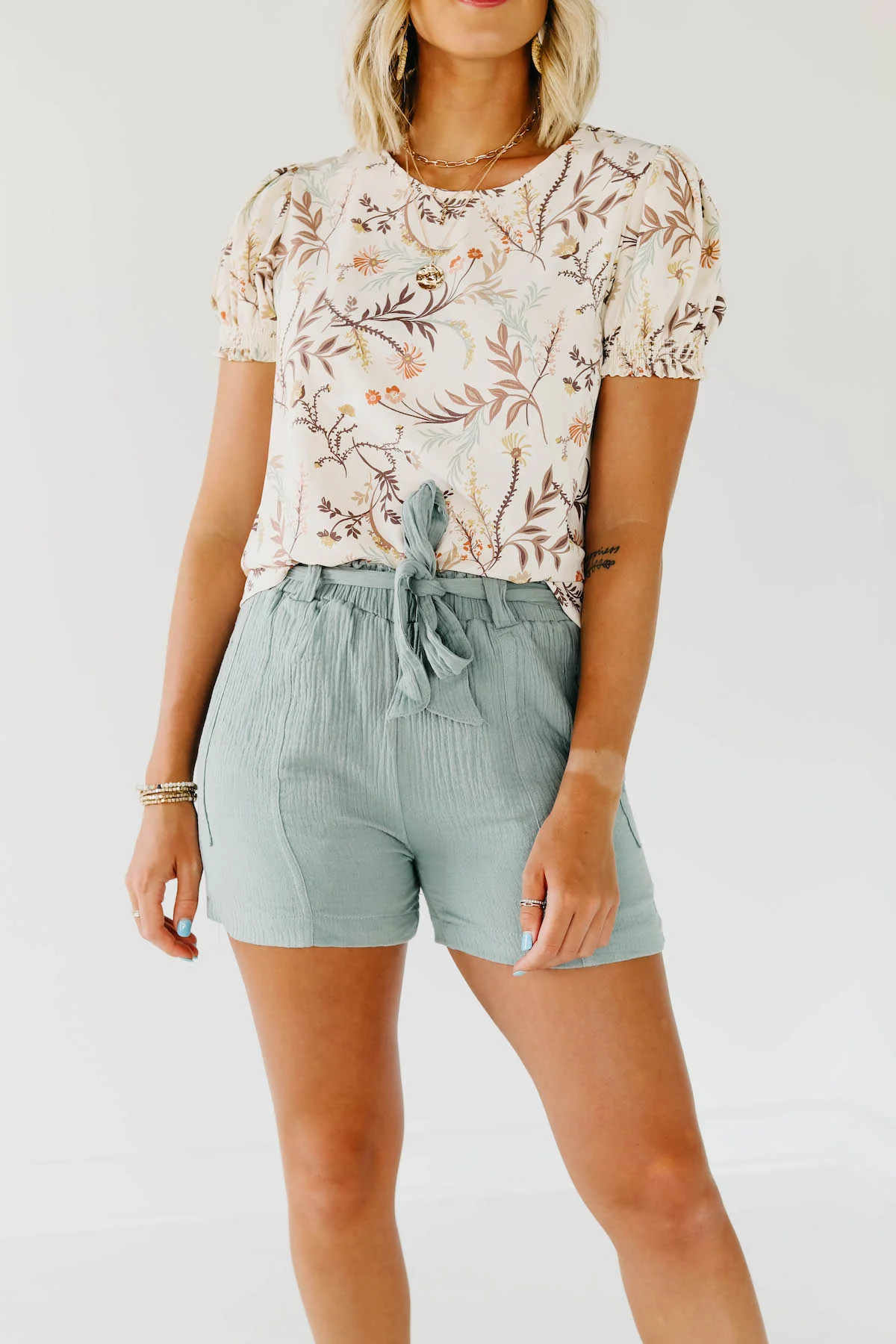 The Priscilla Paperbag Waist Shorts - Image 6