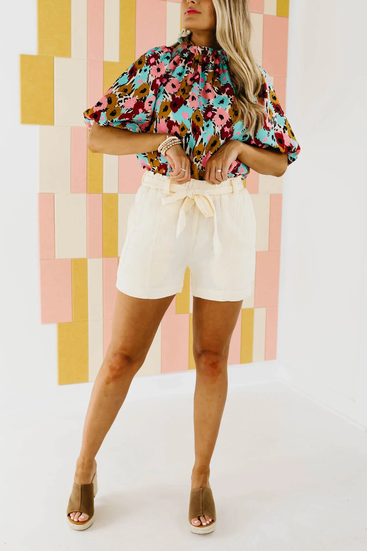 The Priscilla Paperbag Waist Shorts - FINAL SALE - Image 2