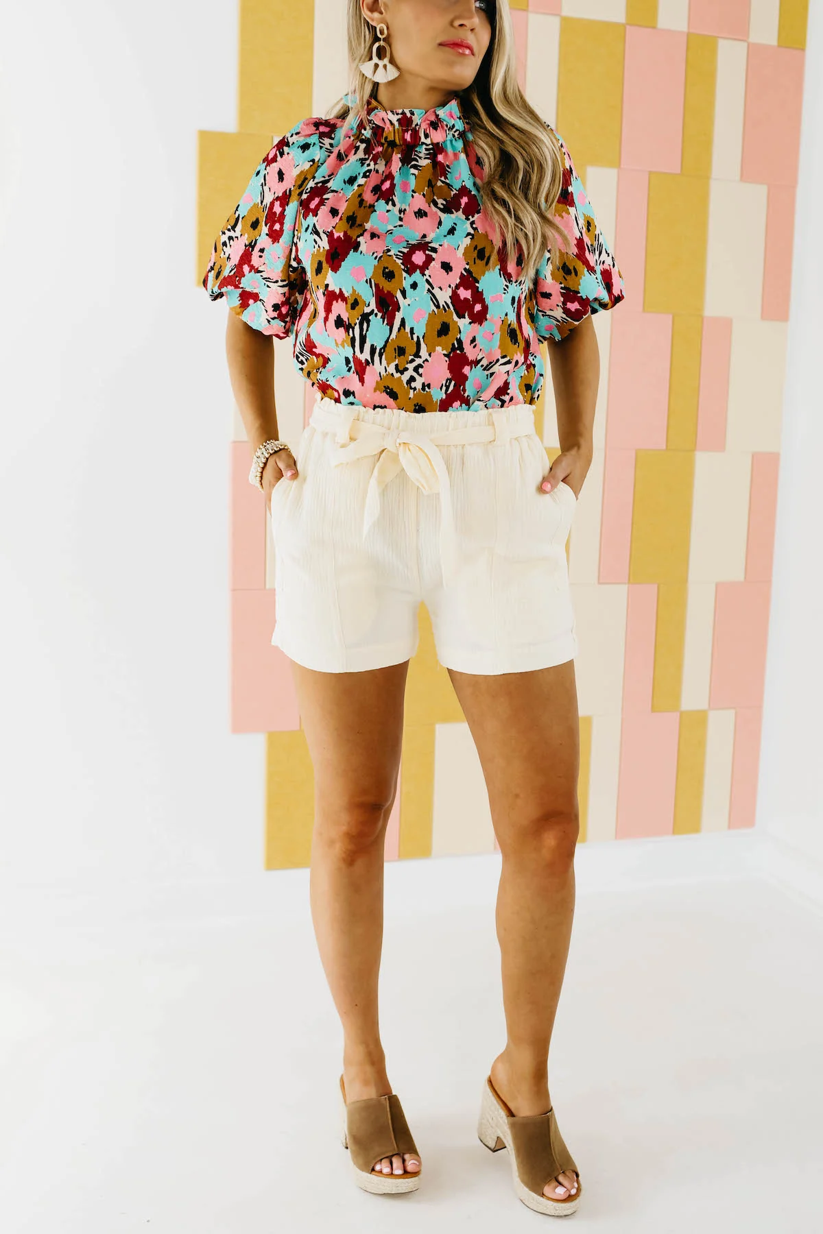 The Priscilla Paperbag Waist Shorts - FINAL SALE - Image 3