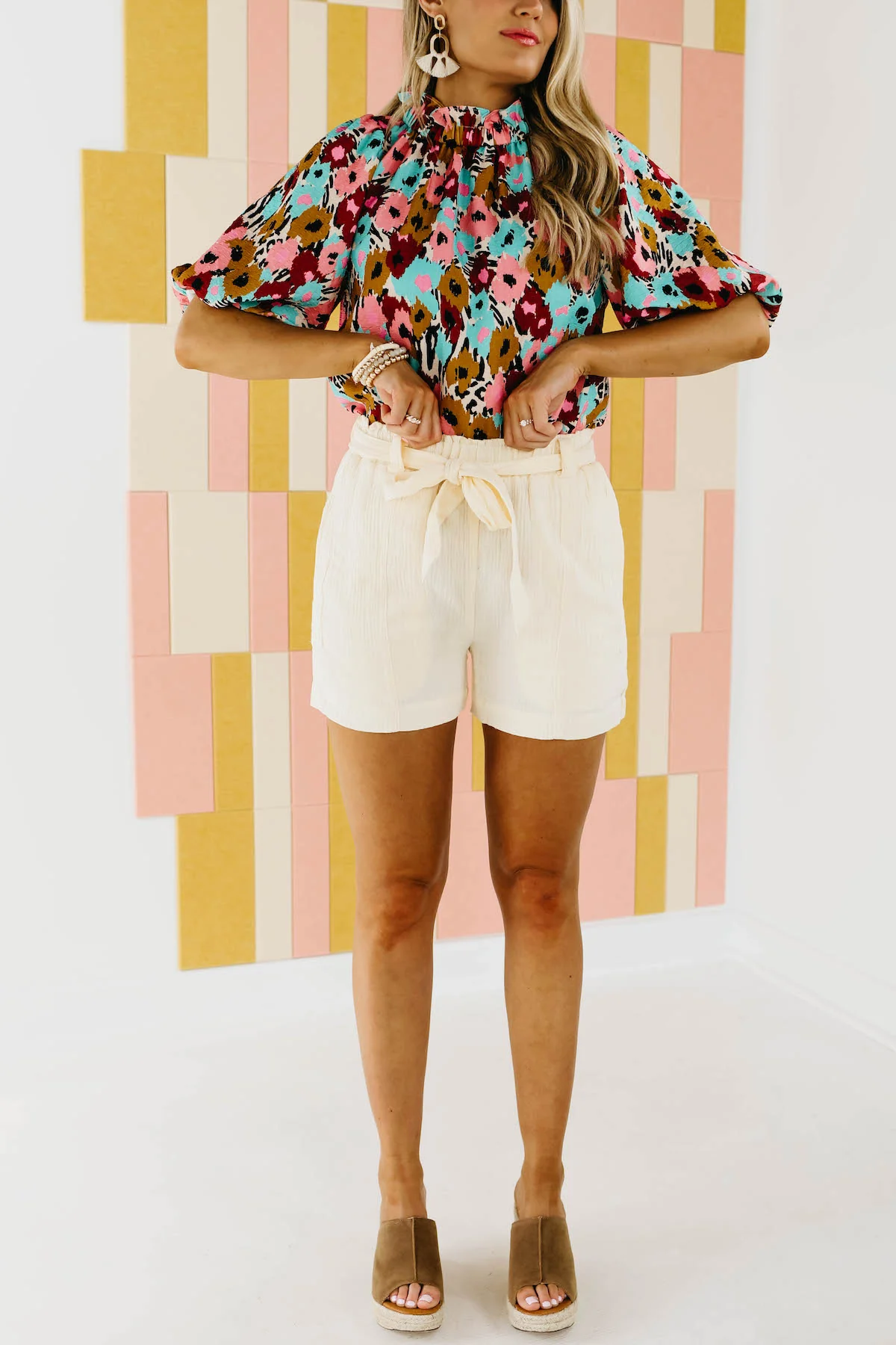 The Priscilla Paperbag Waist Shorts - FINAL SALE - Image 5