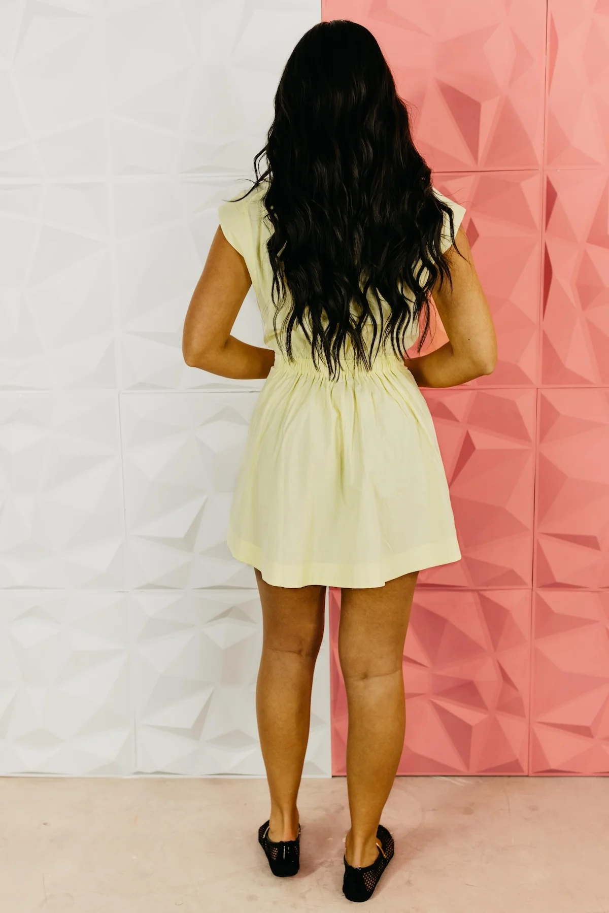 The Raelynn Smocked Waist Mini Dress - Image 8
