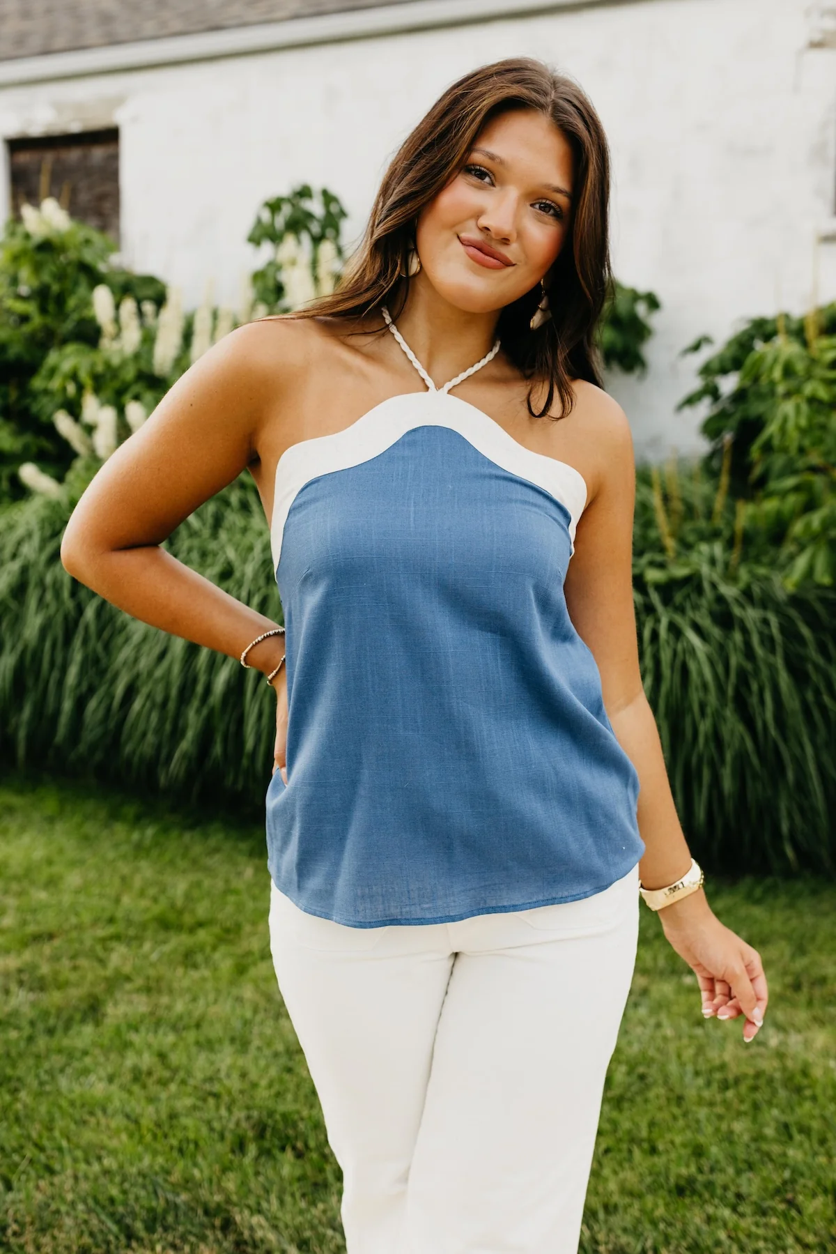 The Raven Wavy Halter Top - Image 3