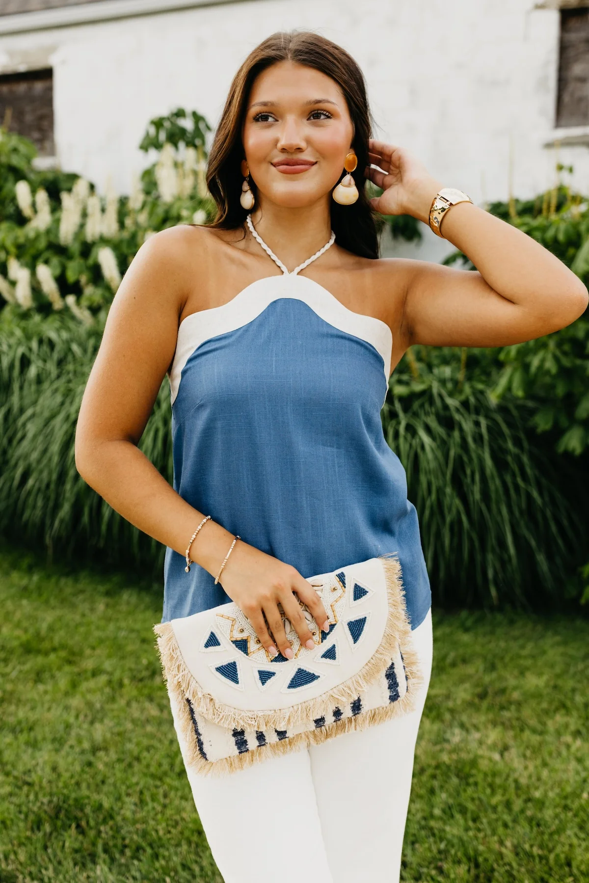 The Raven Wavy Halter Top - Image 4