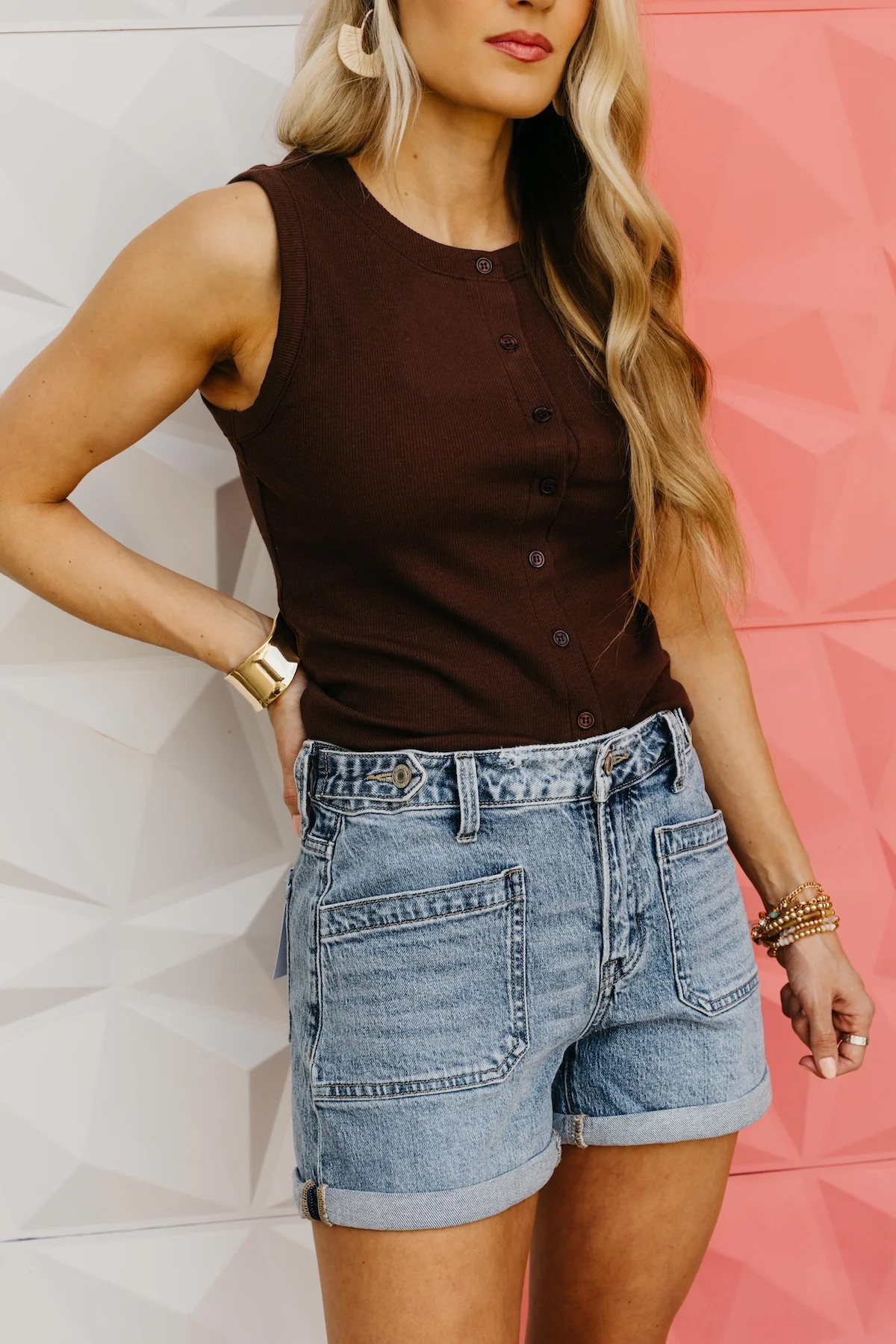 Vervet Denim | The Rebecca High Rise Shorts - Image 2