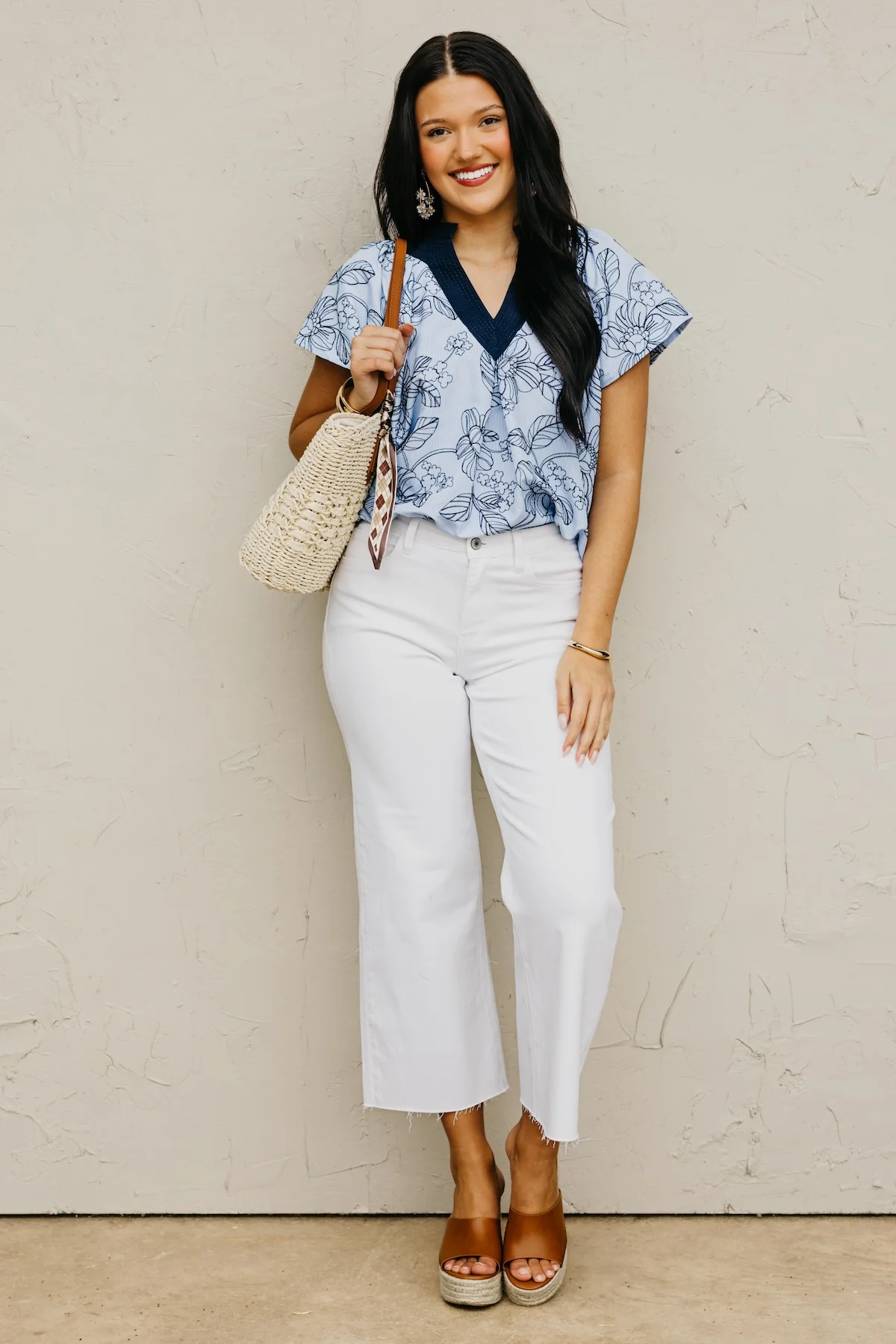 The Rhett Embroidered Floral Top - Image 2