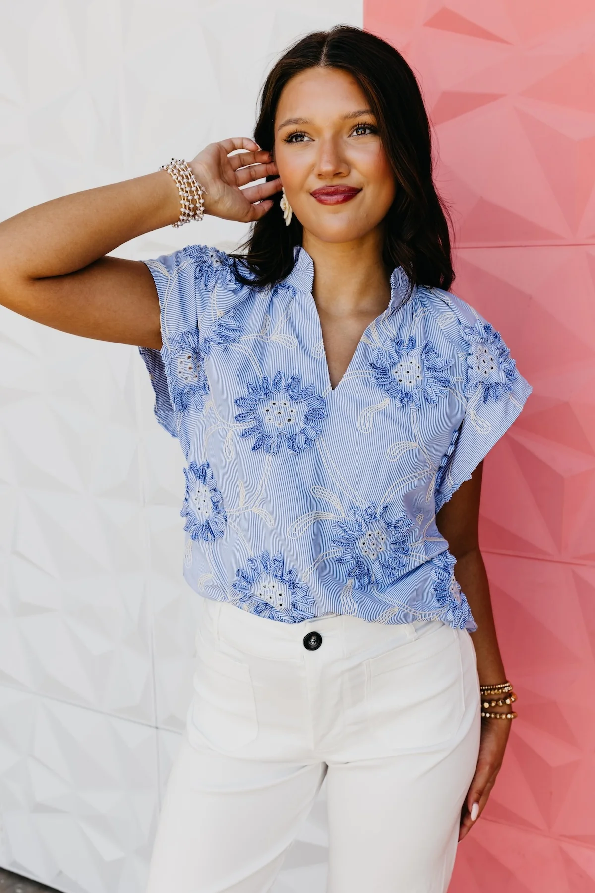The Ricky Embroidered Top - Image 7