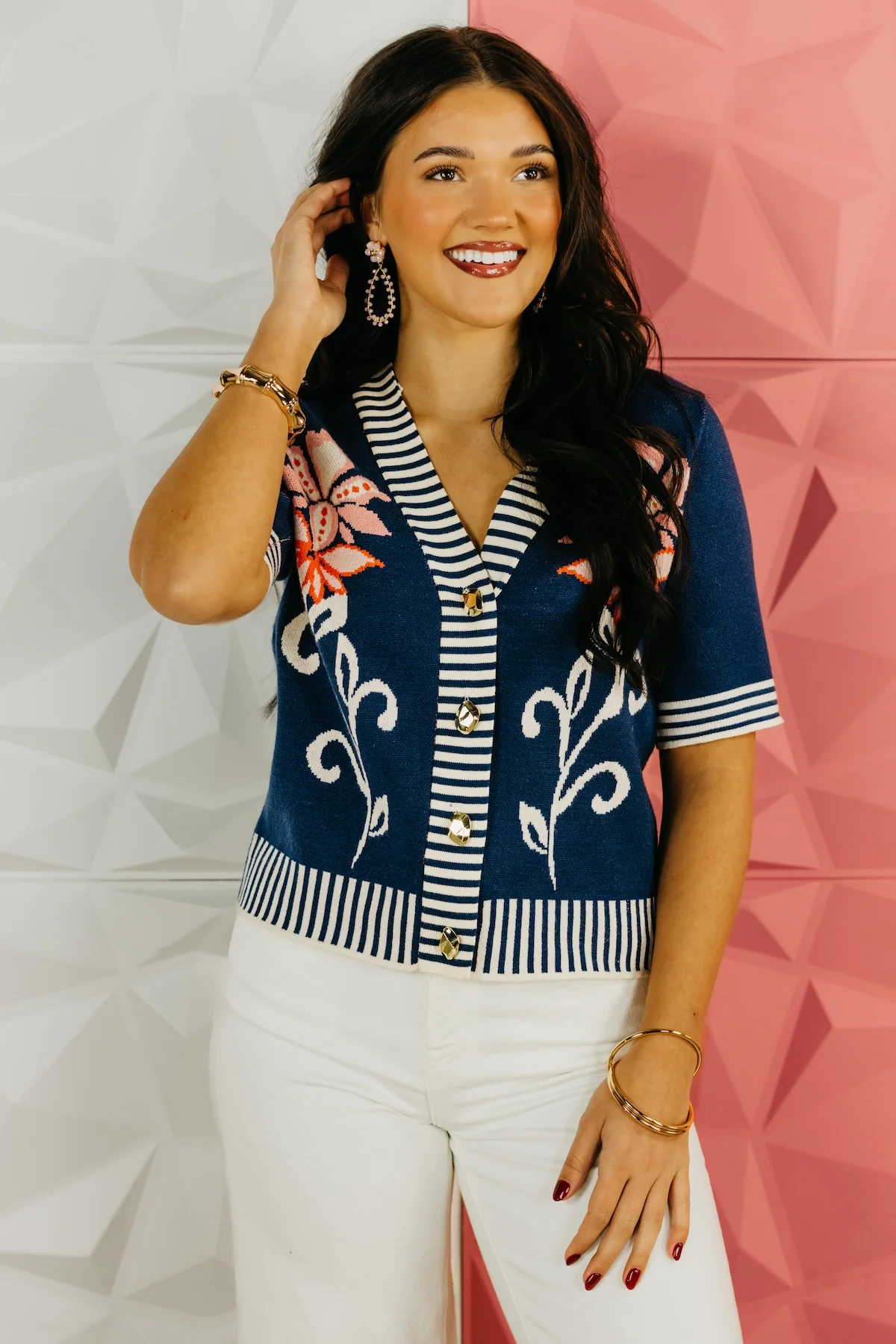 The Riley Floral Cardigan Top - Image 6