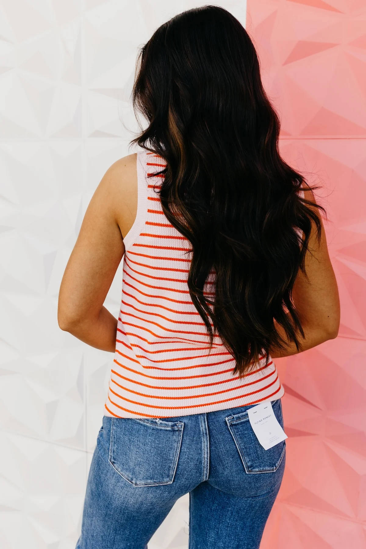 The Romeo Striped Sweater Tank Top - Image 12