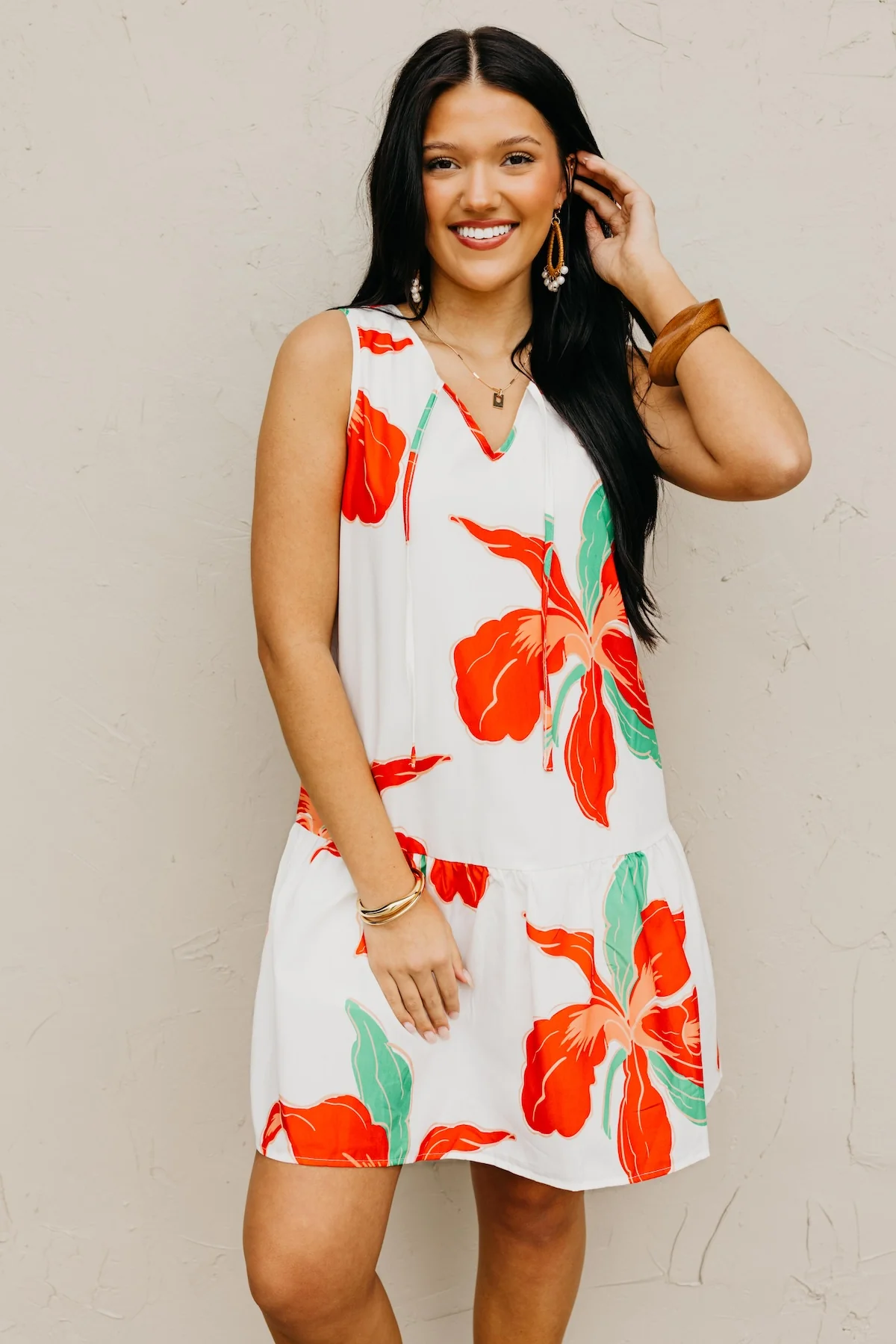 The Romie Floral Mini Dress - Image 5