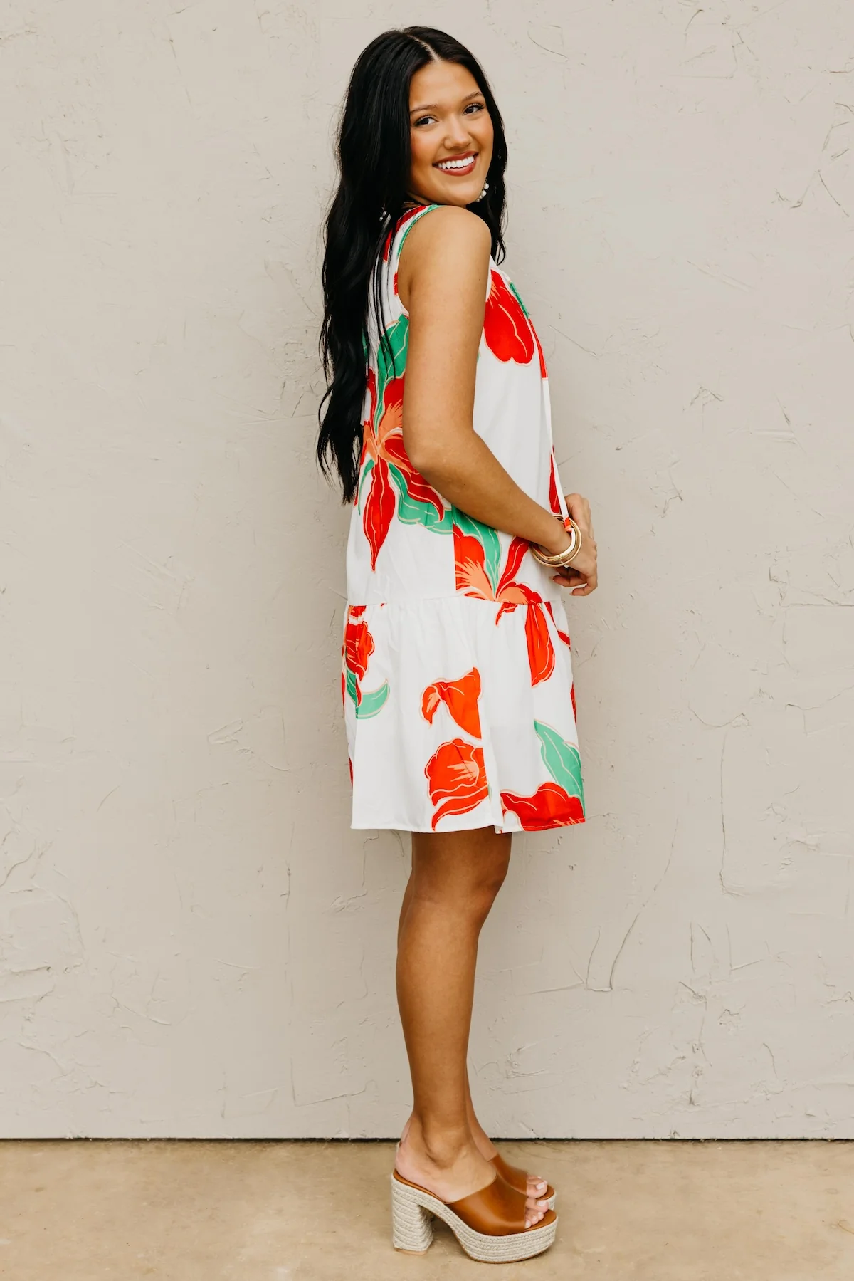 The Romie Floral Mini Dress - Image 6