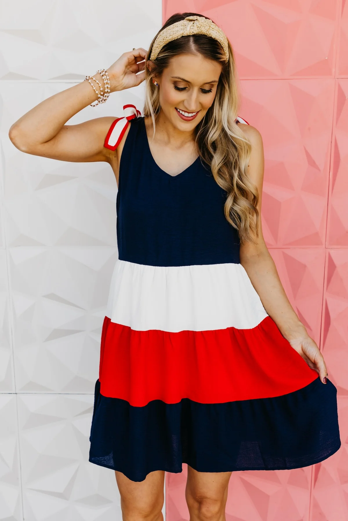 The Rory Color Block Mini Dress - Image 3