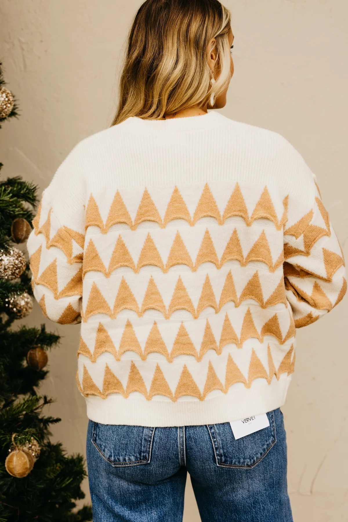 The Rory Geometric Pattern Sweater - Image 13