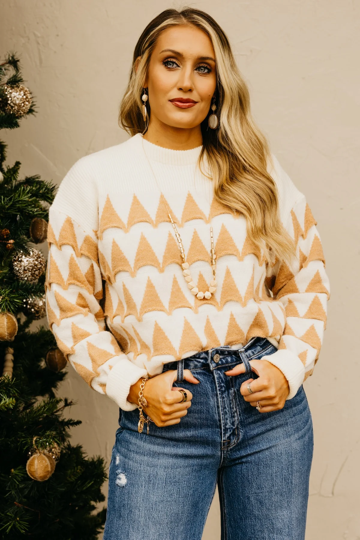 The Rory Geometric Pattern Sweater - Image 5