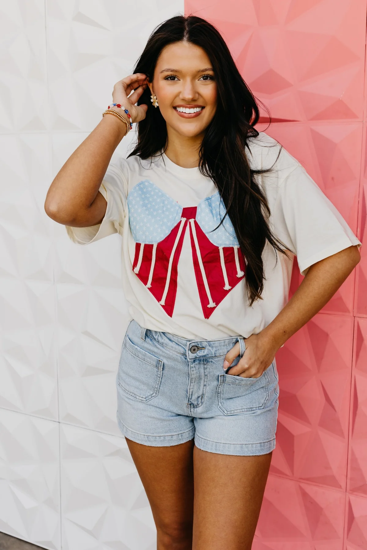 The Ross Patch Bow Tee - Image 4