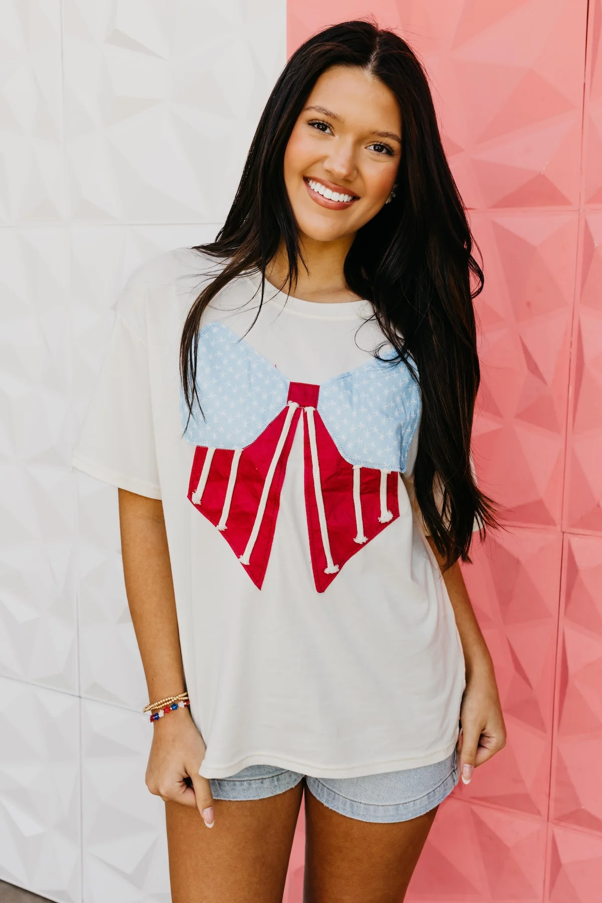 The Ross Patch Bow Tee - Image 5