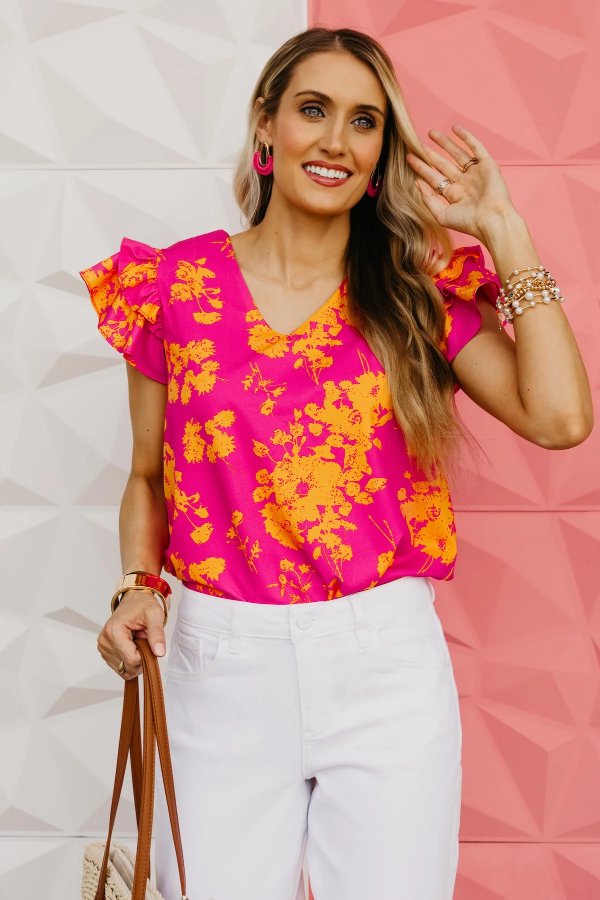 The Ryleigh Ruffle Neck Top