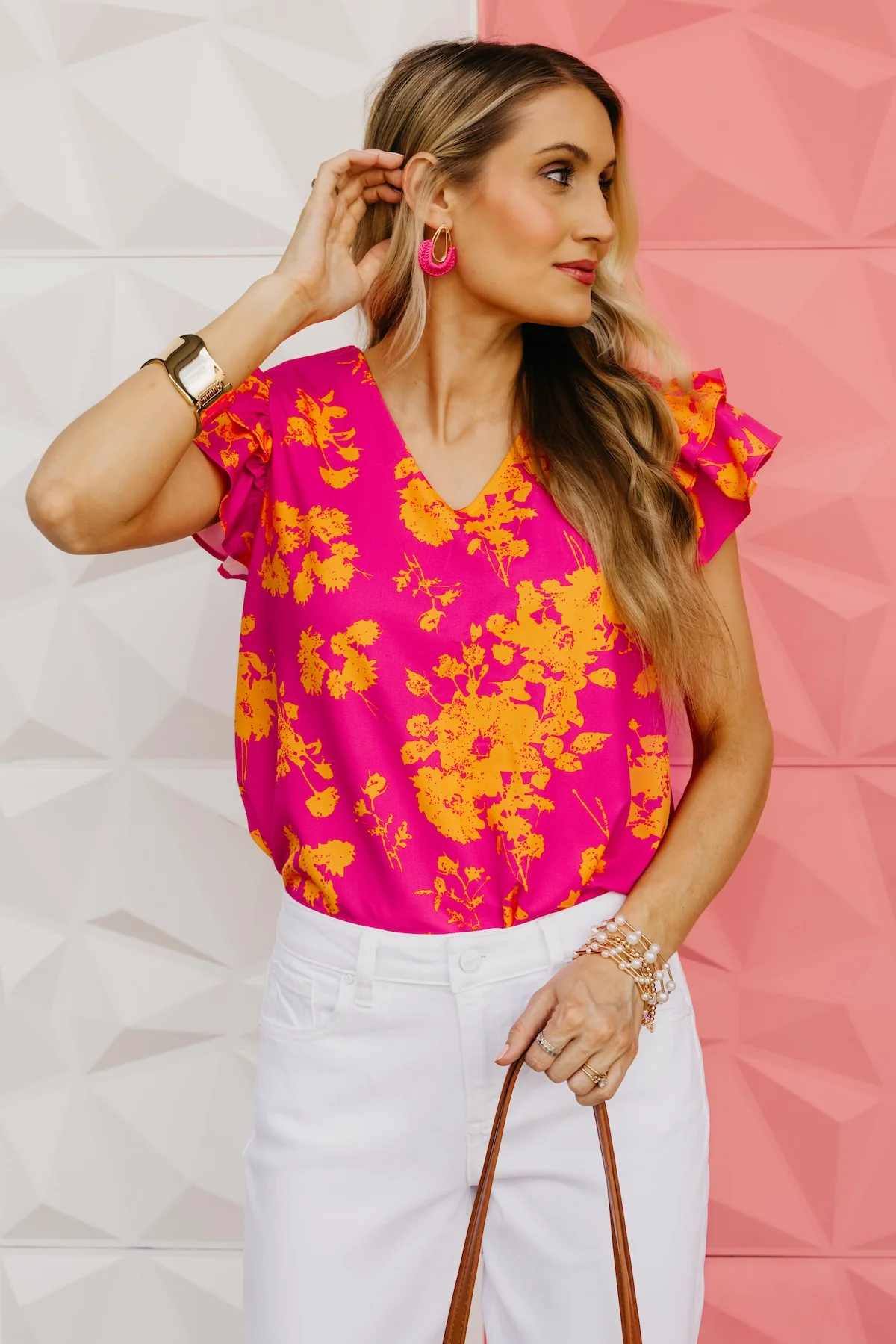 The Ryleigh Ruffle Neck Top - Image 4