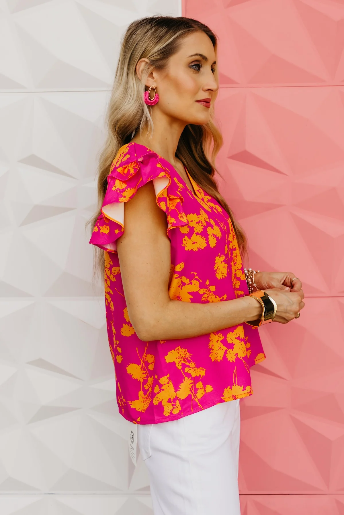 The Ryleigh Ruffle Neck Top - Image 5