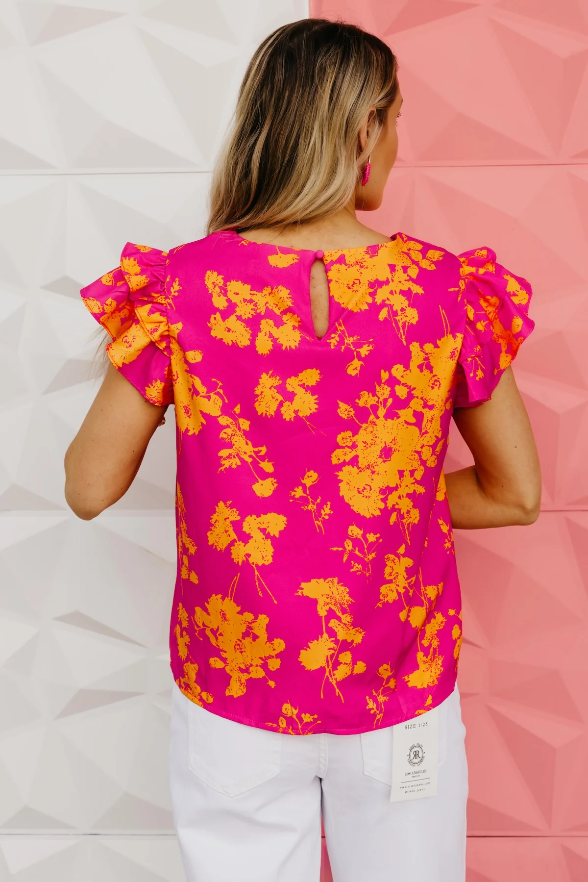 The Ryleigh Ruffle Neck Top - Image 6