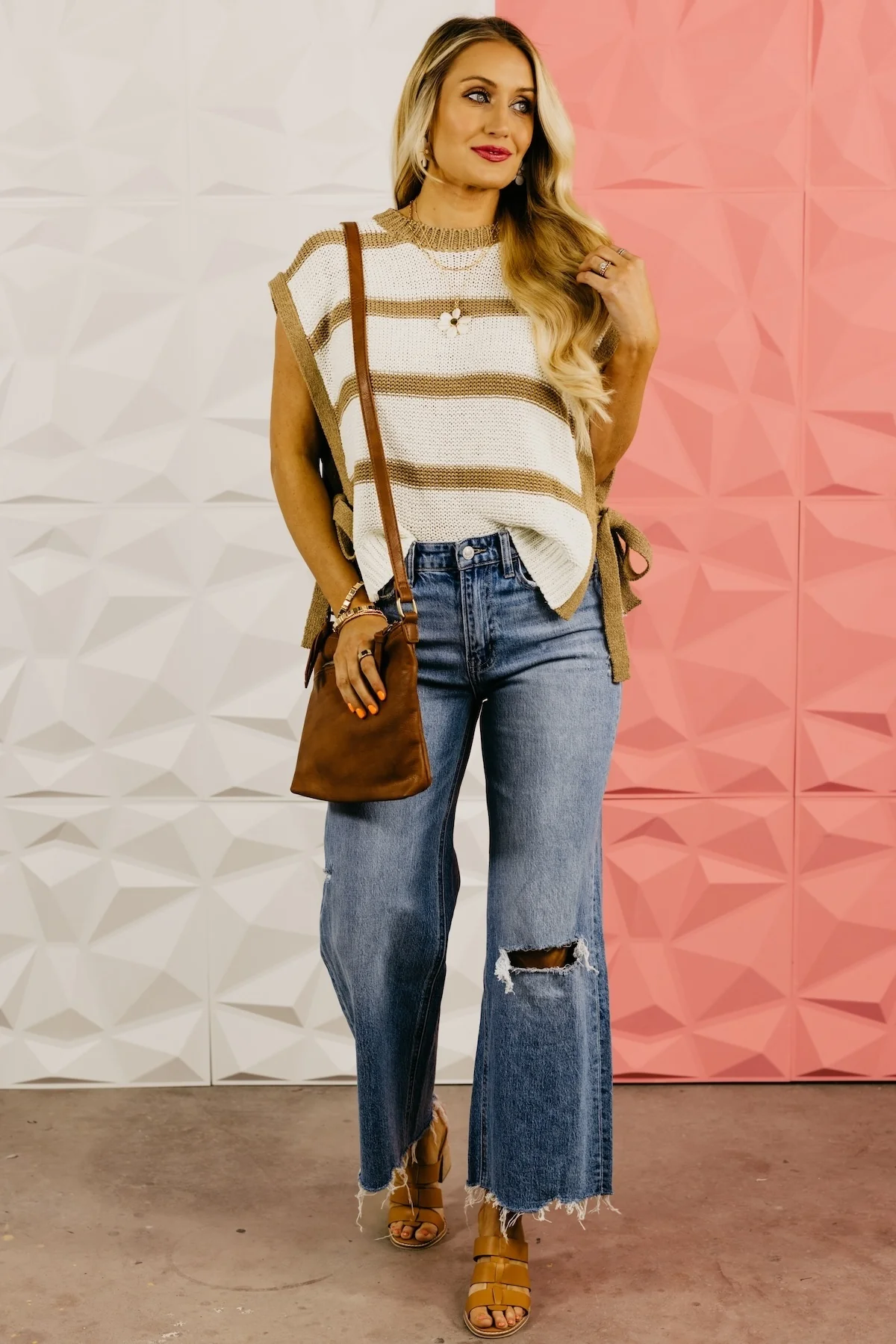 Wishlist | The Ryleigh Side Tie Sweater Top - Image 4