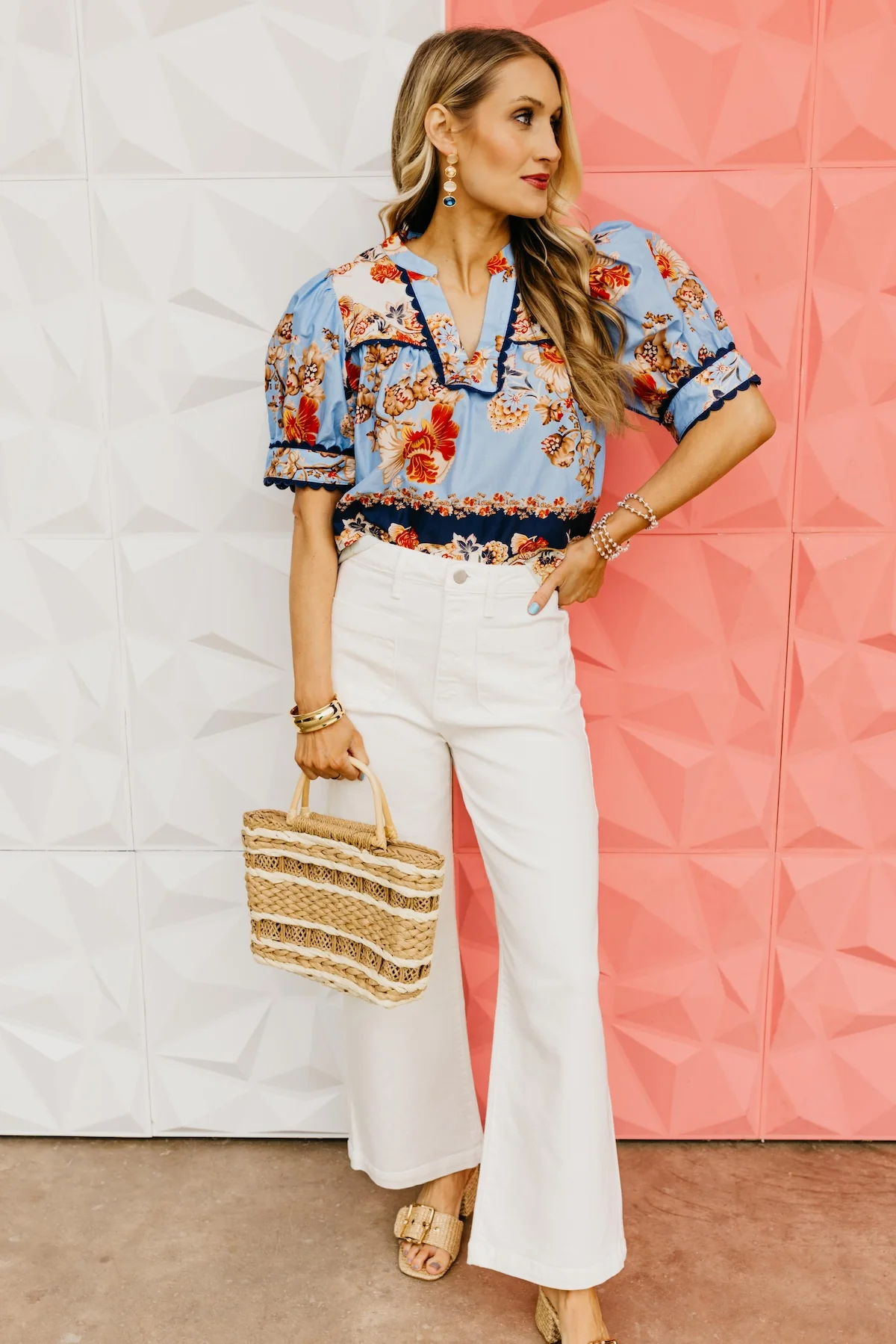 The Sage Puff Sleeve Blouse - Image 2