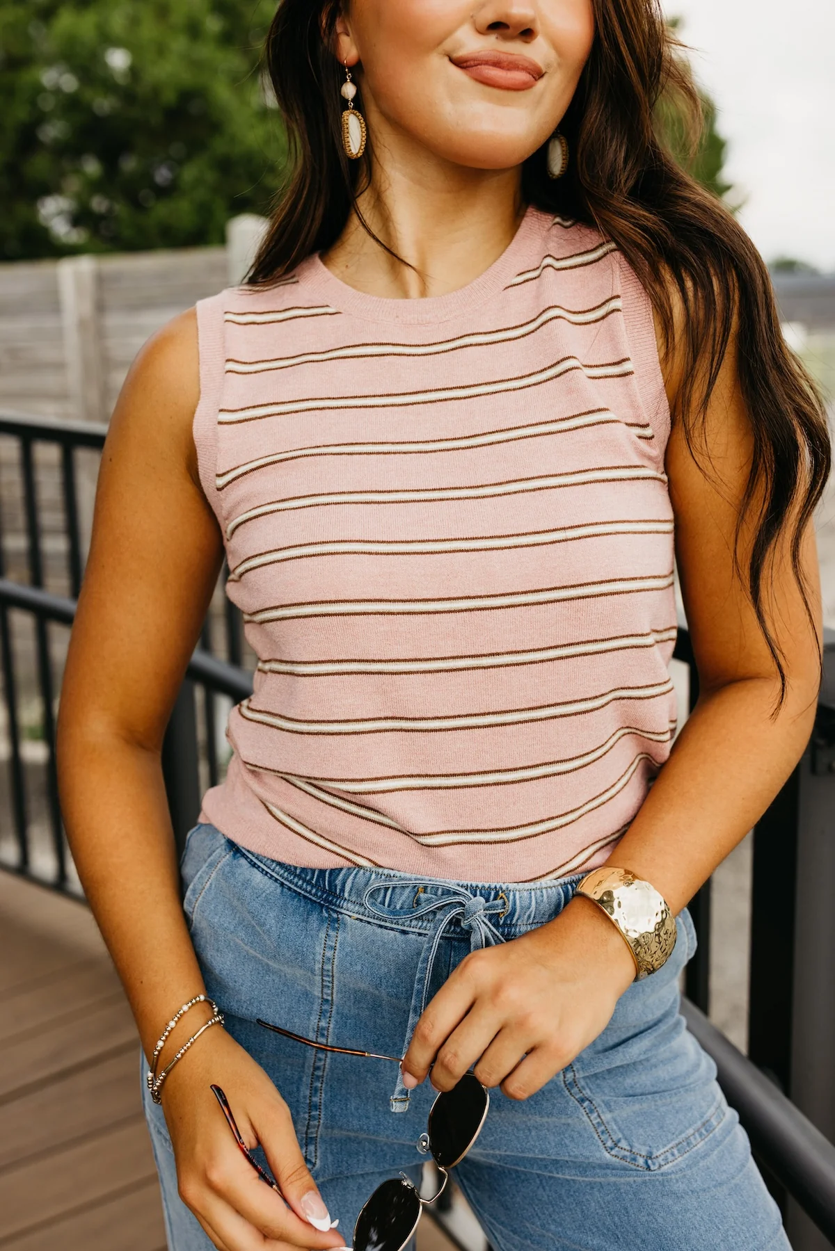 The Scottie Striped Sweater Tank - Image 2