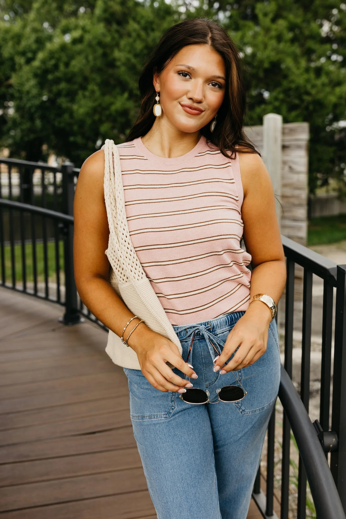 The Scottie Striped Sweater Tank - Image 3