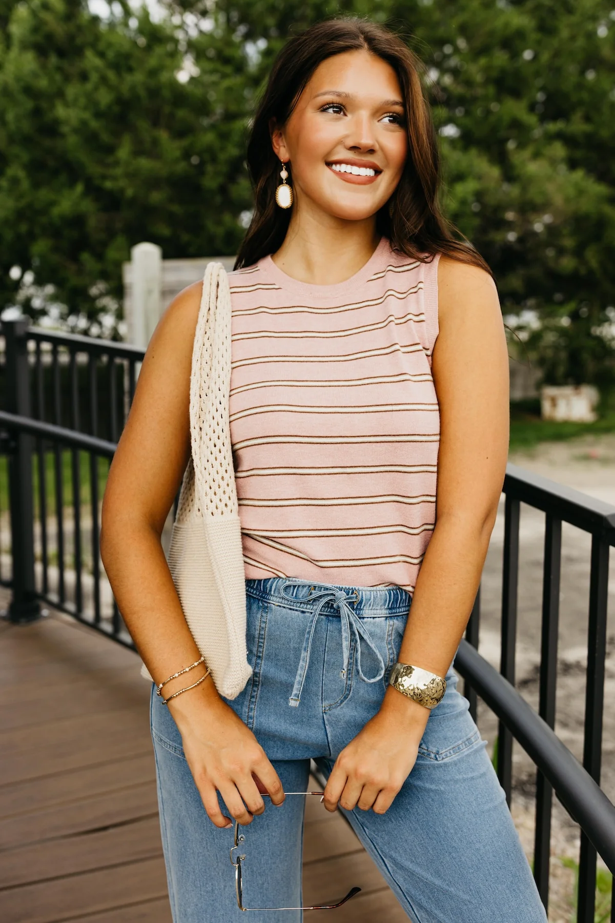 The Scottie Striped Sweater Tank - Image 4