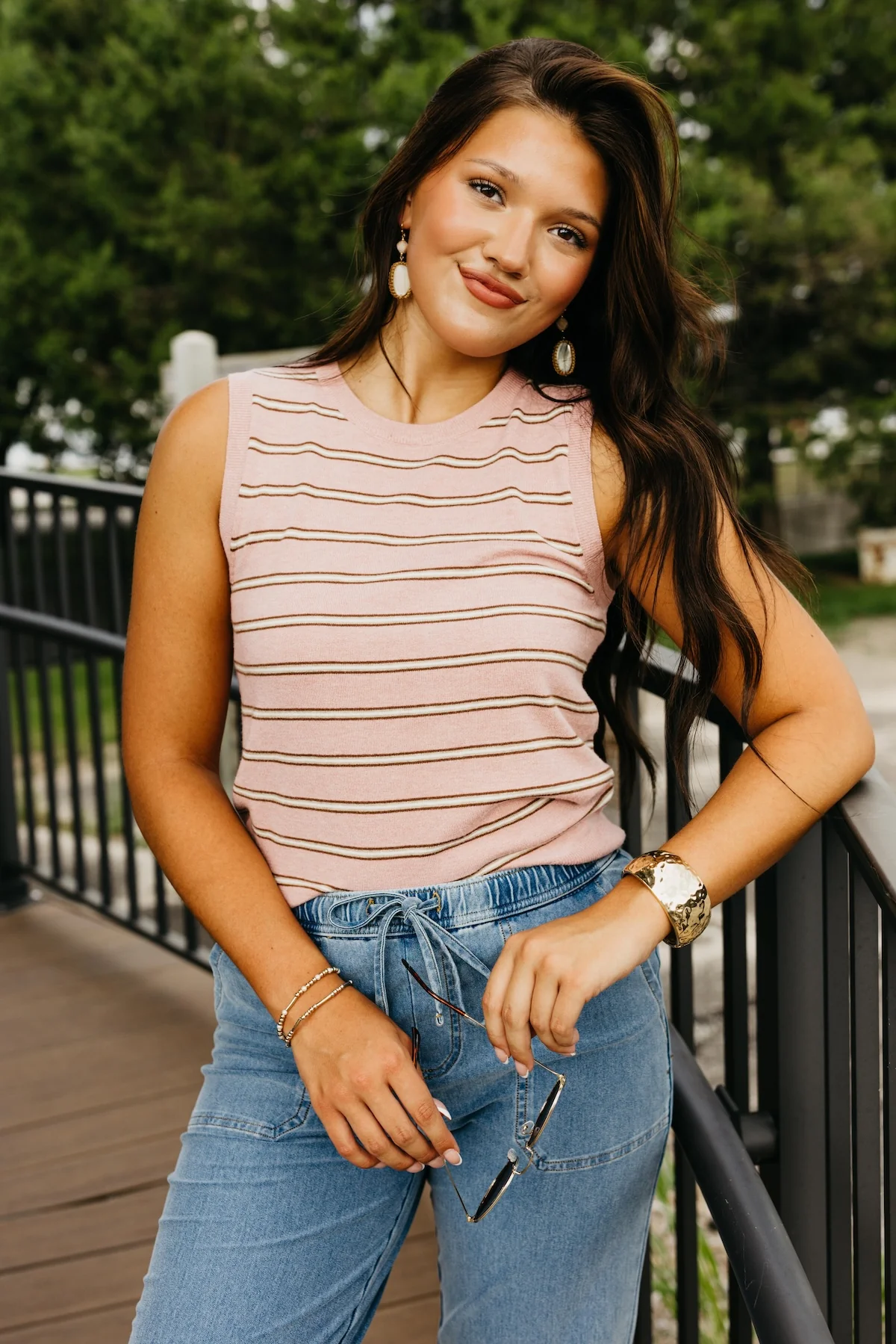 The Scottie Striped Sweater Tank - Image 7