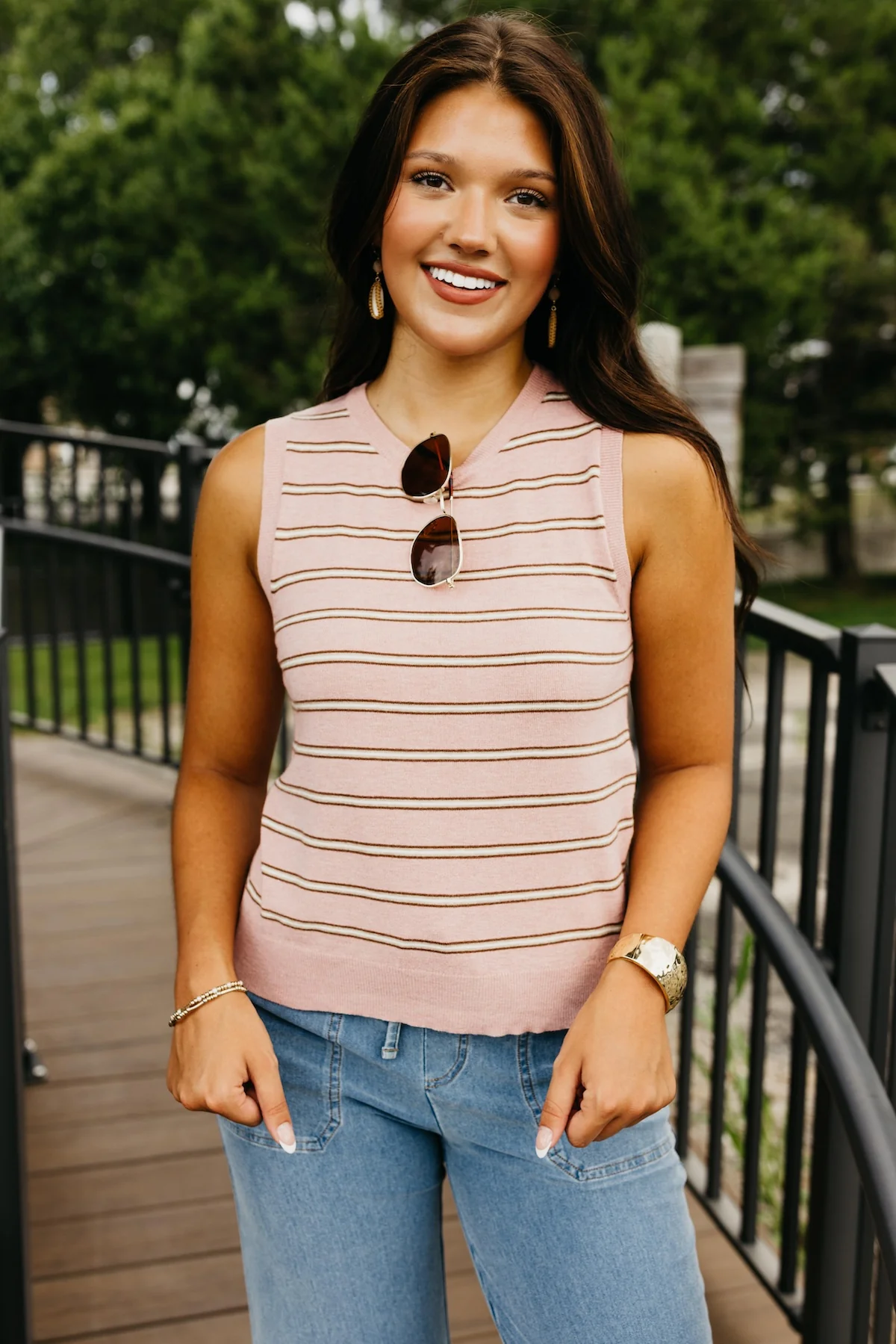 The Scottie Striped Sweater Tank - Image 8