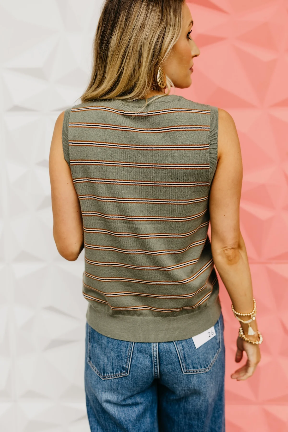 The Scottie Striped Sweater Tank - Image 10