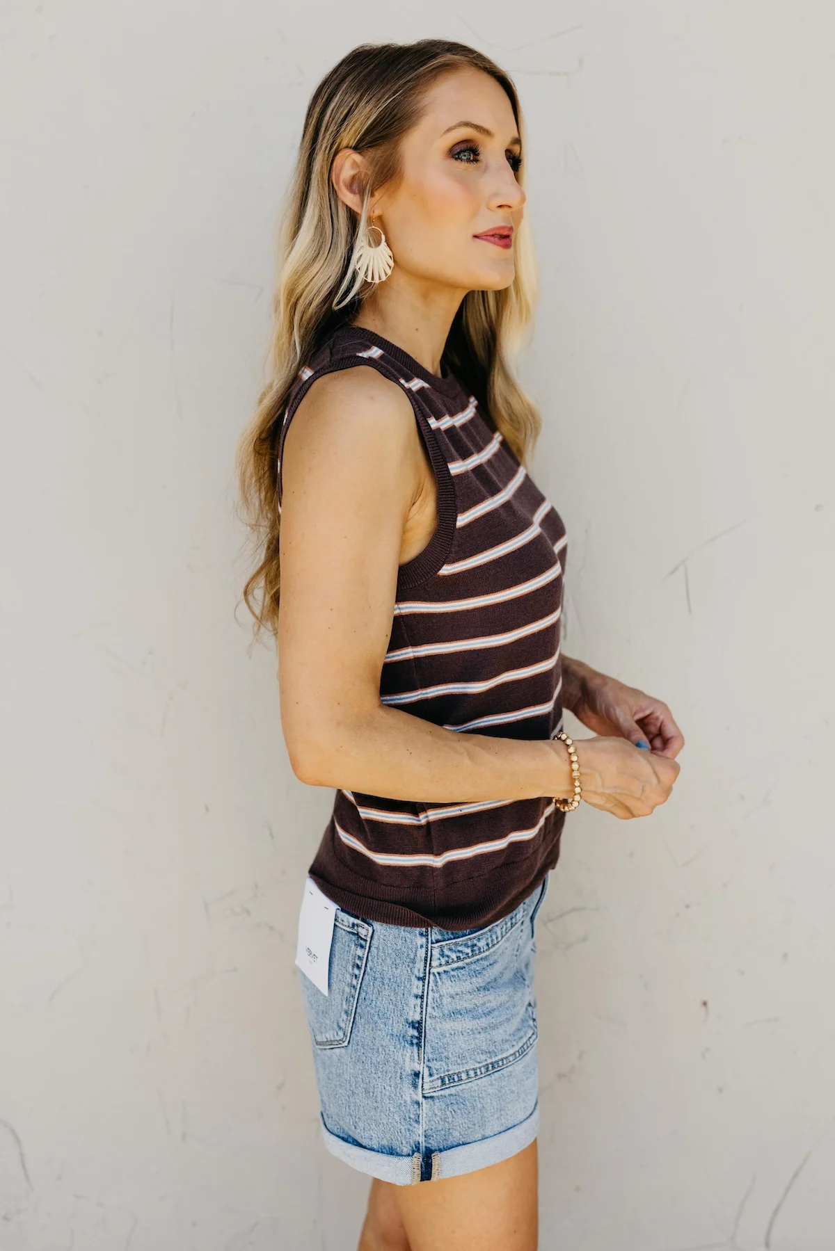 The Scottie Striped Sweater Tank - Image 10
