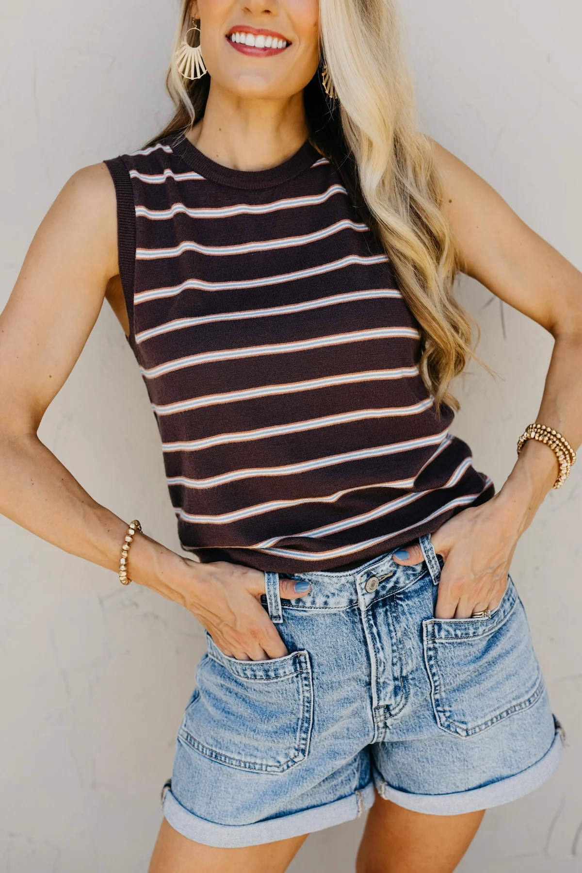 The Scottie Striped Sweater Tank - Image 3
