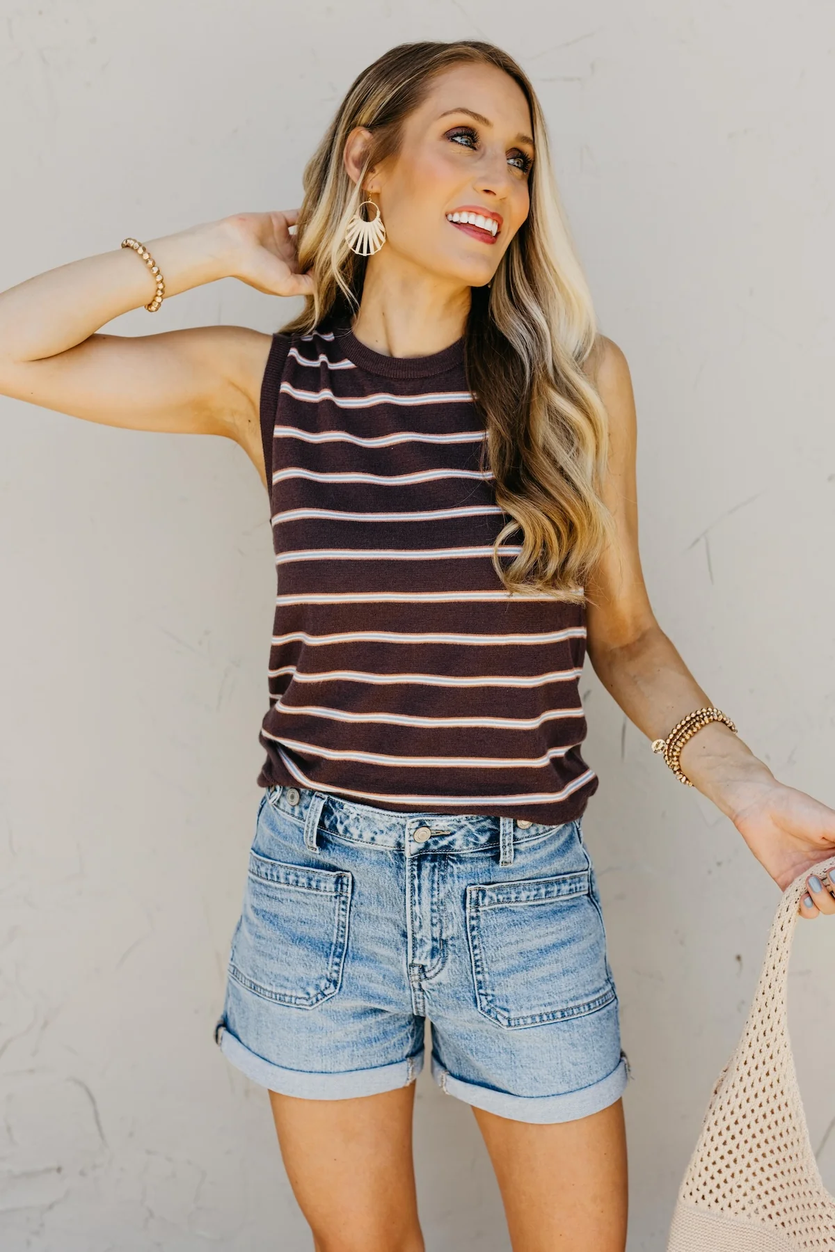 The Scottie Striped Sweater Tank - Image 4