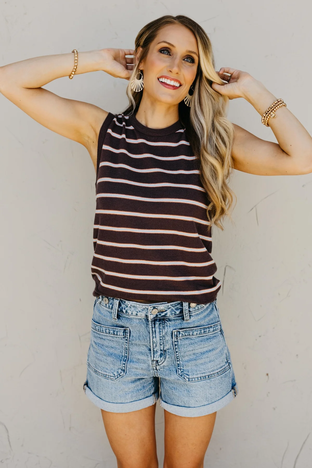 The Scottie Striped Sweater Tank - Image 6