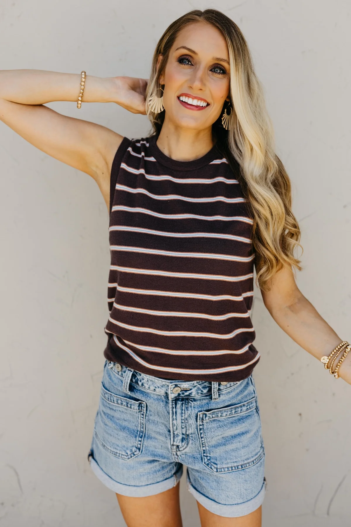 The Scottie Striped Sweater Tank - Image 8