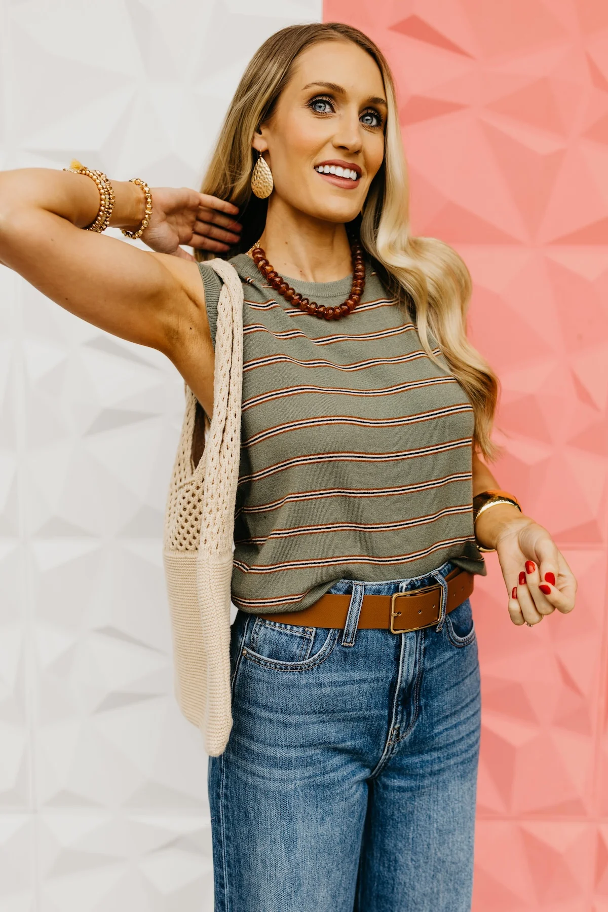 The Scottie Striped Sweater Tank - Image 2