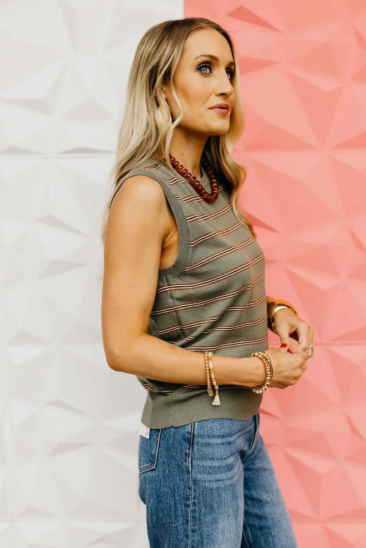 The Scottie Striped Sweater Tank - Image 9