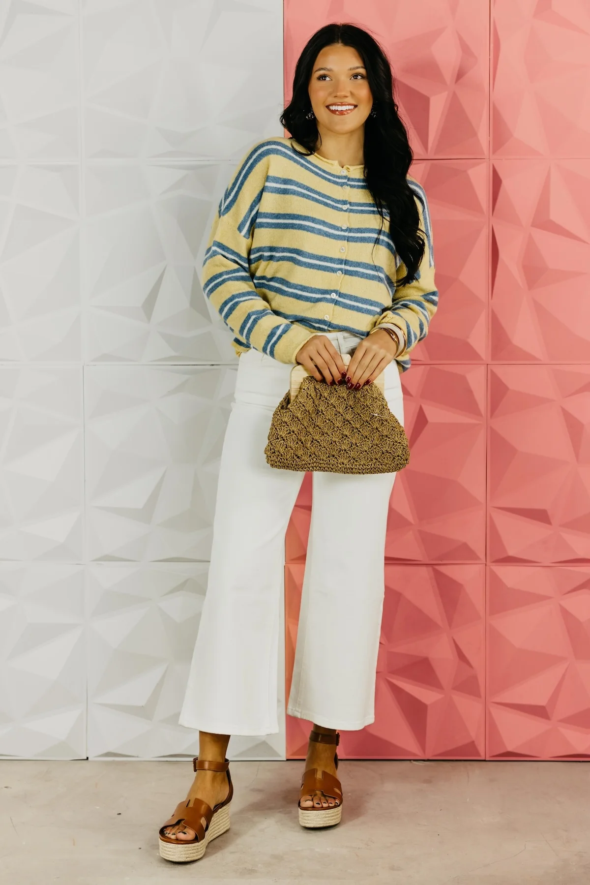 The Selby Striped Cardigan Sweater - Image 5