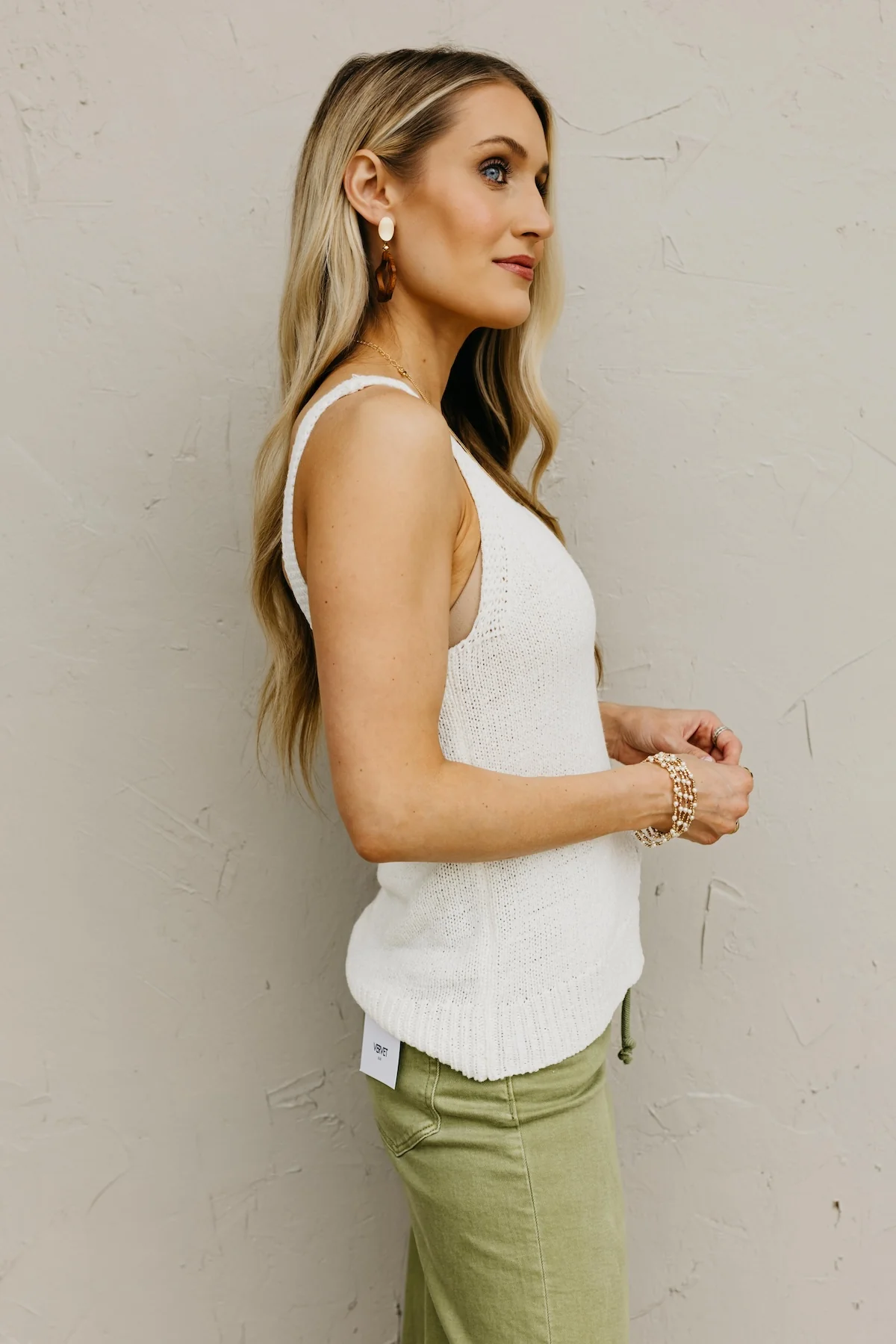 The Selena Textured Knit Tank Top - Image 10