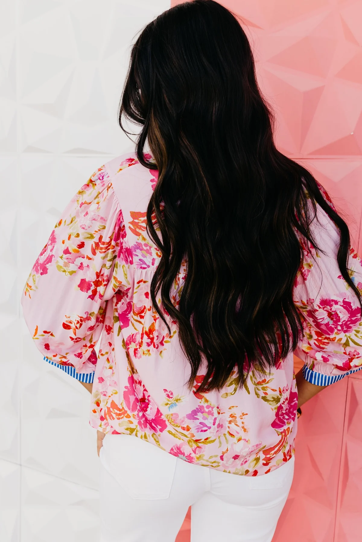 The Shane Floral Contrast Top - Image 10