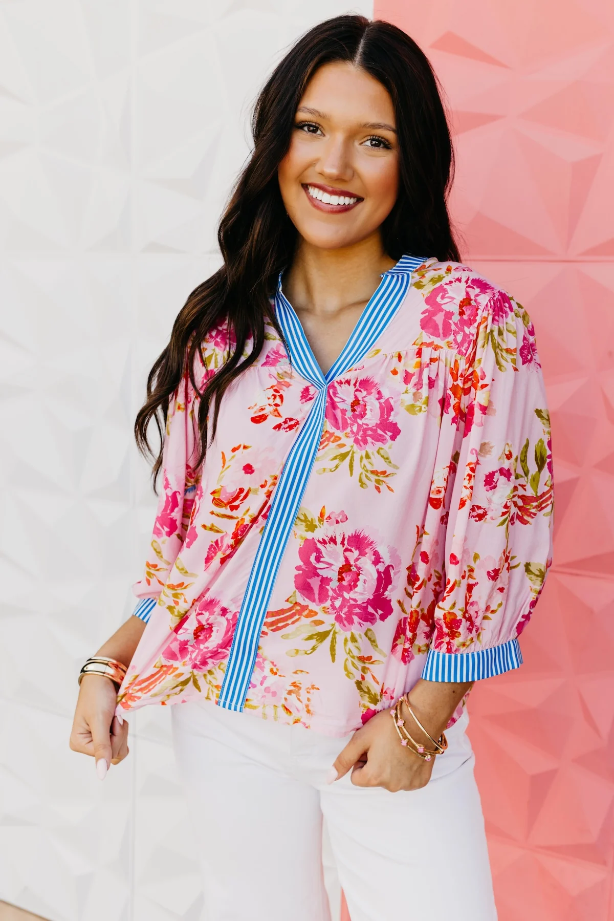 The Shane Floral Contrast Top - Image 8