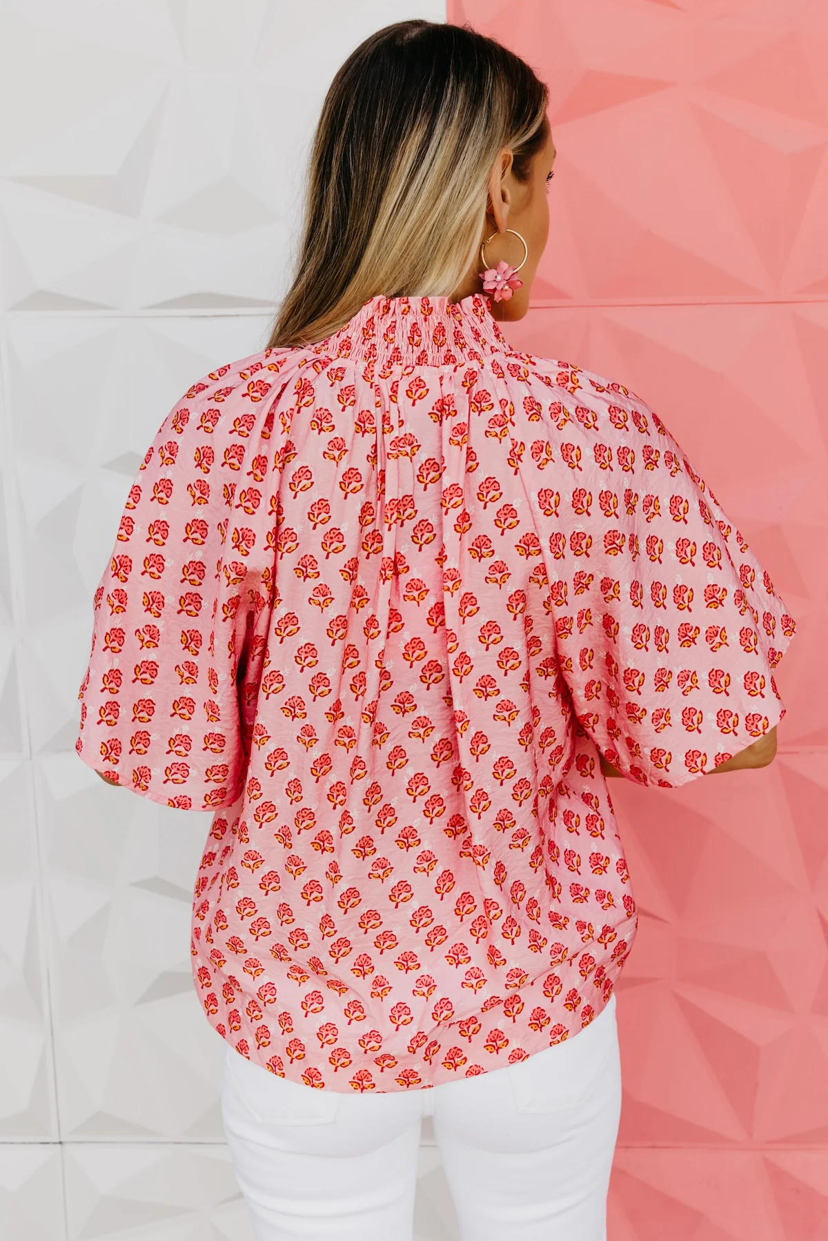 The Shawn Puff Sleeve Floral Top - Image 11