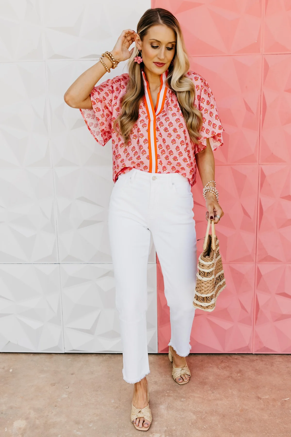 The Shawn Puff Sleeve Floral Top - Image 4