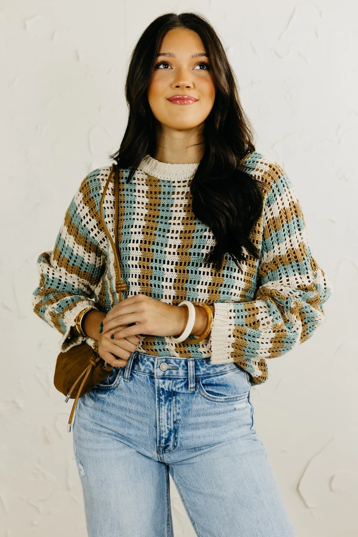 The Sheril Stripe Dolman Sweater - Image 5